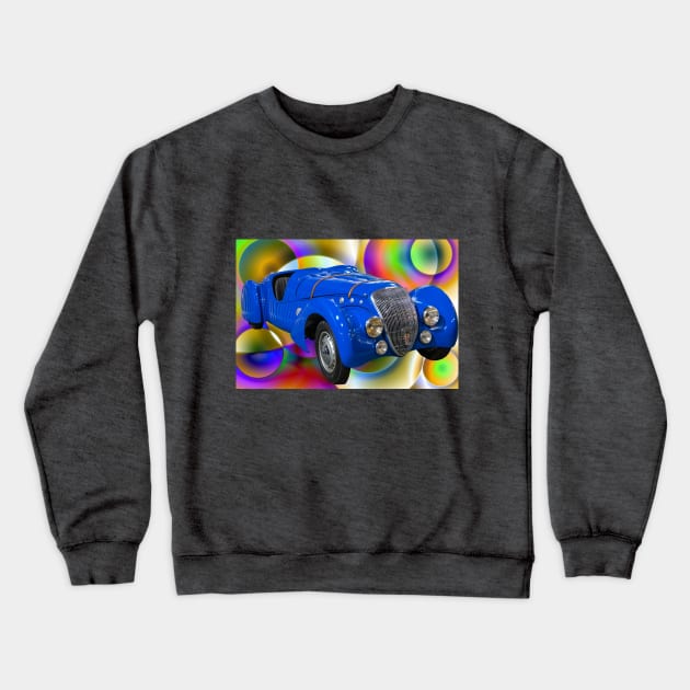 1938 Peugeut Darl'mat Le Mans. Crewneck Sweatshirt by vadim19